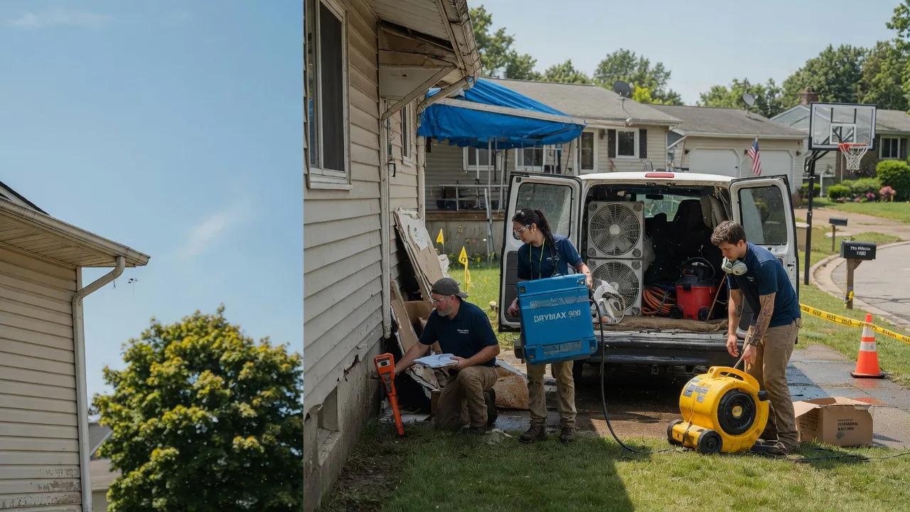 Ceiling Leak Cleanup in Cranberry Township, PA near me